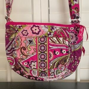 Vintage Vera Bradley Retired Very Berry Paisley Crossbody Bag NWOT